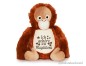 Preview: Plüschtier Orang-Utan  bestickt mit Namen